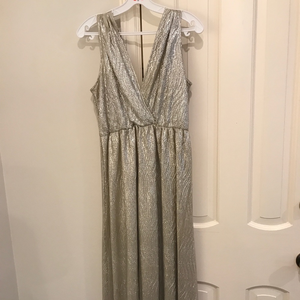 Gold formal dress